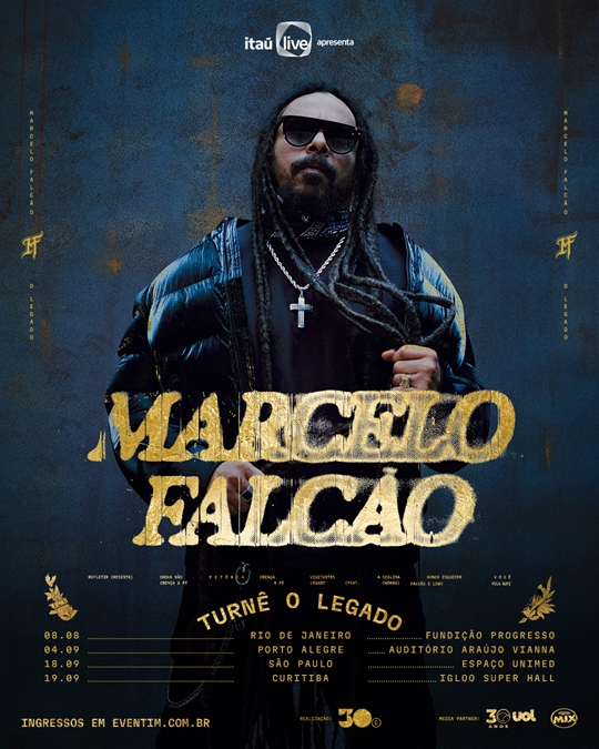 Marcelo Falcão e 30e anunciam a turnê “O Legado”