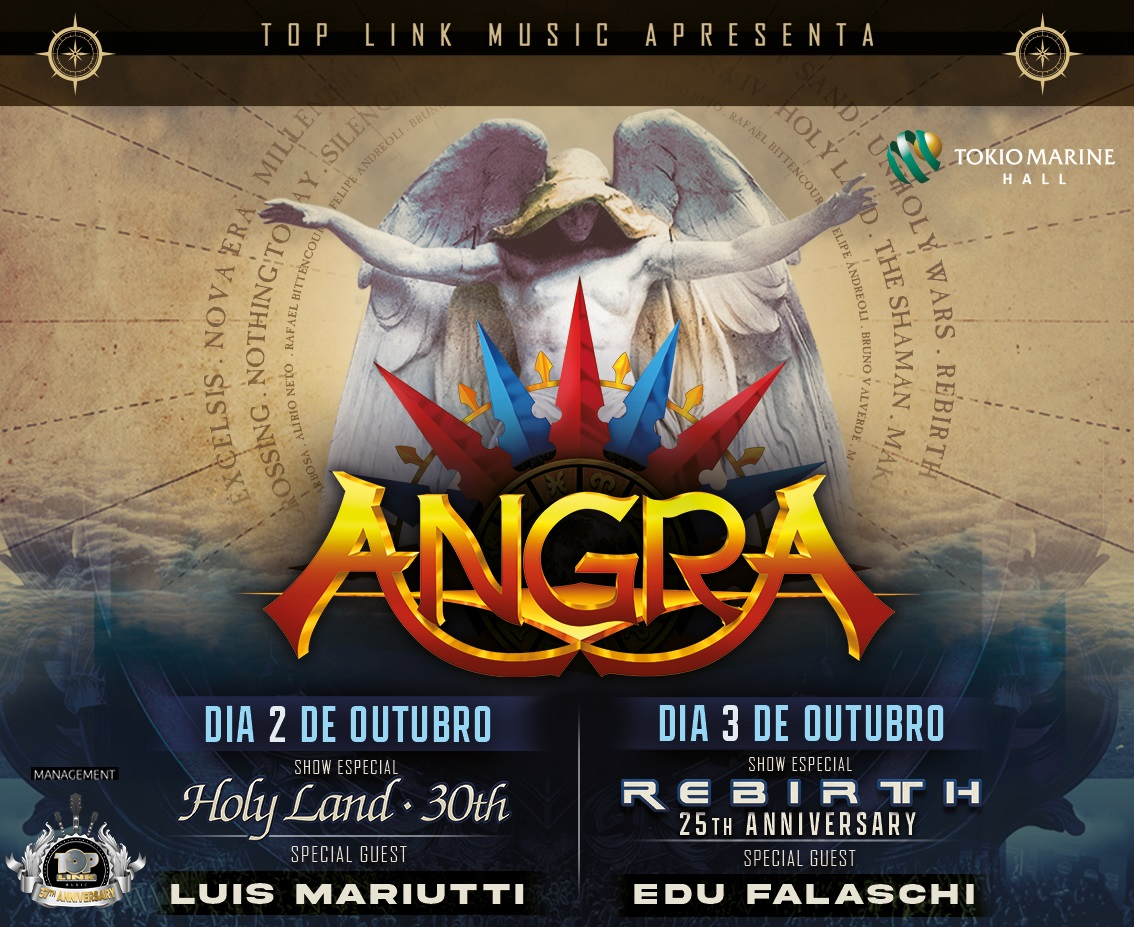 ANGRA ANUNCIA IMERSÃO ESPECIAL EM SÃO PAULO COM SHOWS DE “HOLY LAND” E “REBIRTH”